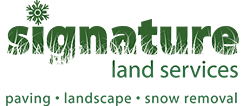 Signature Land Services Paving Landscape Snow Removal Logo